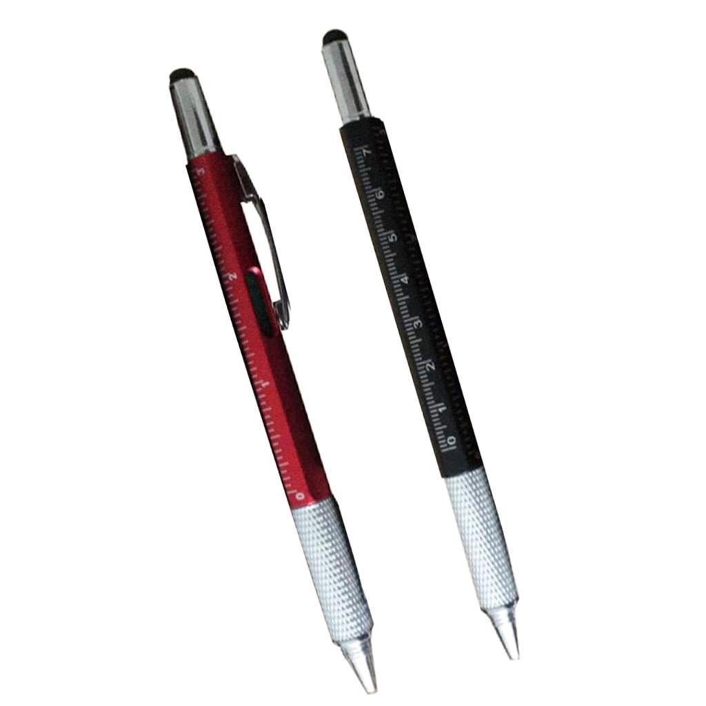 Capacitive Stylus Pen Touch Screen Pen for Samsung Apple Phone Black+Red