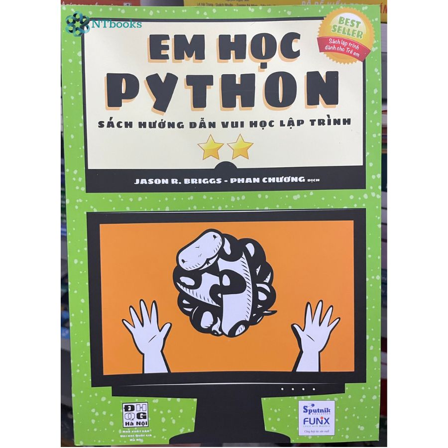 Combo 2 Cuốn Sách Em Học Python Tập 1 + Tập 2 (Sách Hướng Dẫn Học Lập Trình)