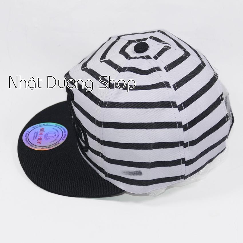 Nón hiphop nhí cho trẻ em Xe đạp - chất liểu vải Sam Sung &amp; Cotton cao cấp tạo cảm giác êm ái cho bé