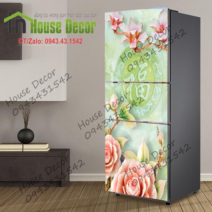 MIẾNG DÁN TỦ LẠNH DECAL 3D CAO CẤP