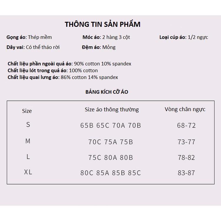 Áo Lót Quây Ren Đệm Mỏng Có Gọng Quyến Rũ B474