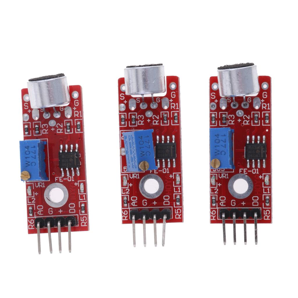 3 Độ Nhạy Cao Âm Thanh Micro Cảm Biến Module Phát Hiện Cho Arduino