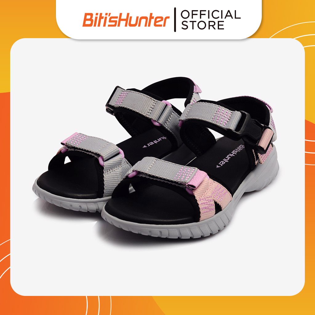 Sandal Nữ Biti's Hunter Silver Pink DEWH00800XAM (Xám)