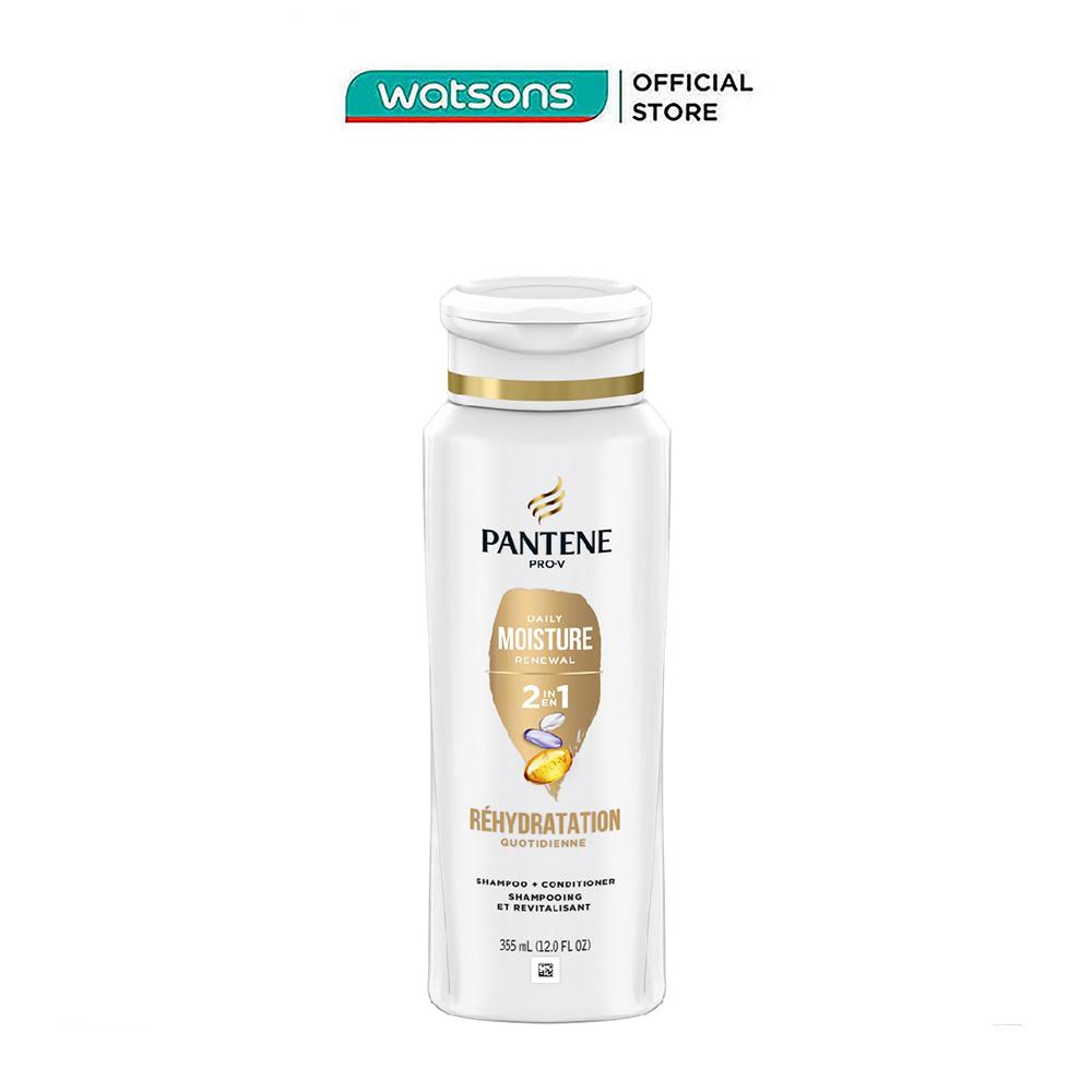 Dầu Gội Và Xả Pantene Daily Moisture Renewal 2in1 24Hr Hydration 355ml