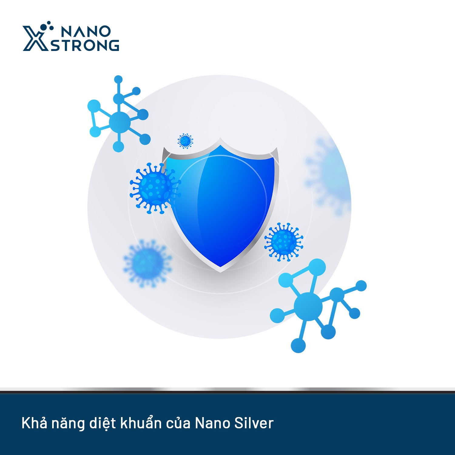 NANO ĐỒNG (NANO COPPER) HẠN CHẾ TẢO, KHỬ MÙI NƯỚC, DIỆT KHUẨN, NẤM, GIÚP TÔM LỘT XÁC-NANO XSTRONG AHT CORP 1000ML