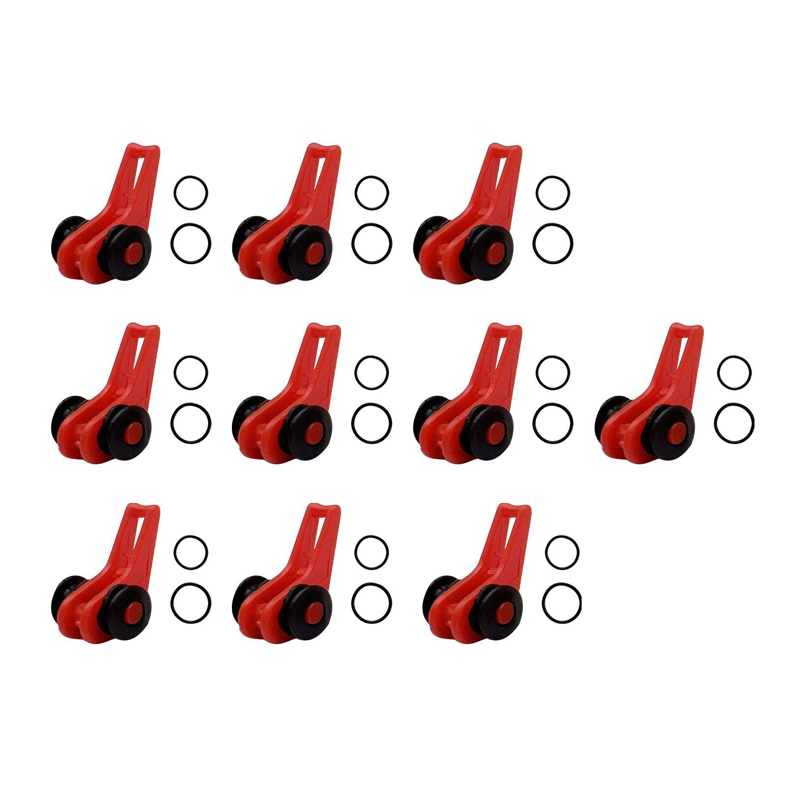 10 Pieces Fishing Hooks Keeper Fishing Pole Hook Keeper Fishing Lures Holder Fishing Rod Hook Holder Practical Fishing Rod Hook Keepers