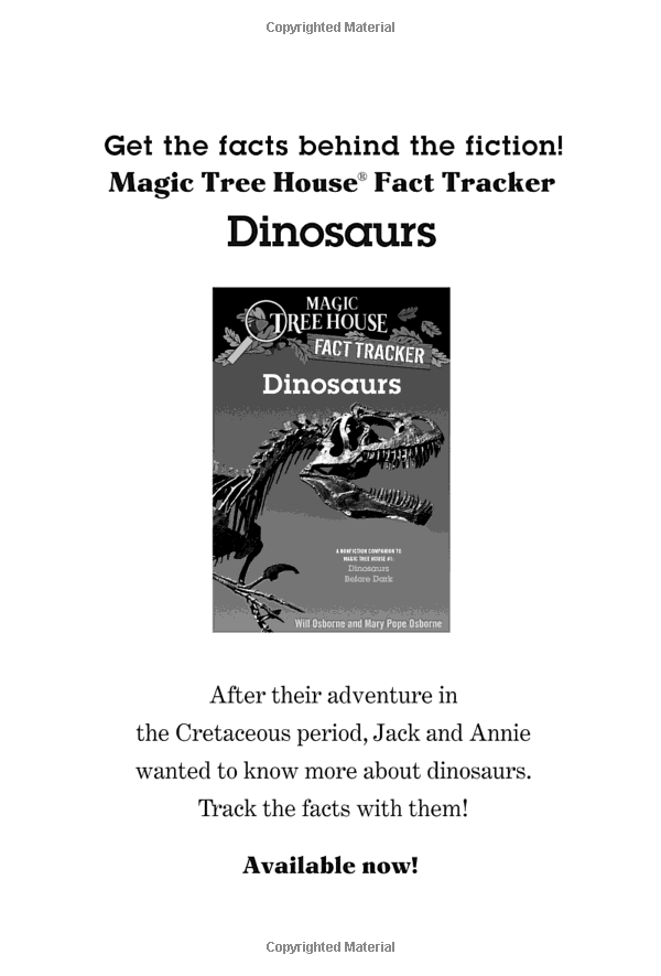 Dinosaurs Before Dark (Magic Tree House, No. 1)