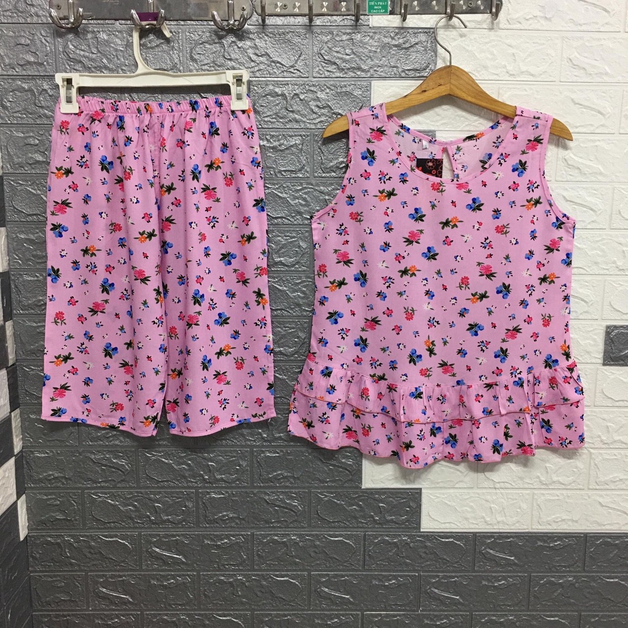 Đồ bộ tole loại 1 - hồng - size 4