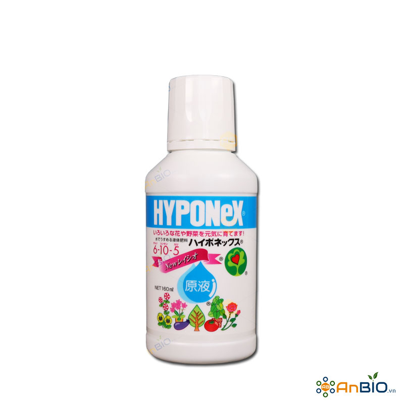 Phân bón NPK Nhật Bản Hyponex Liquid 6-10-5 Chai 160ml