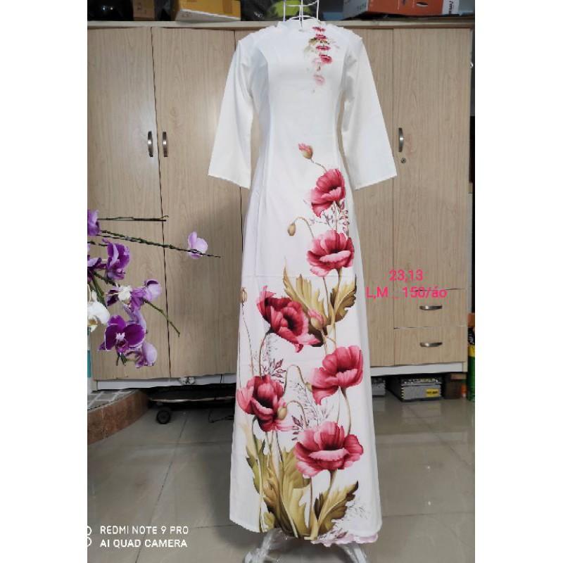 áo dài lụa nhật loại 1