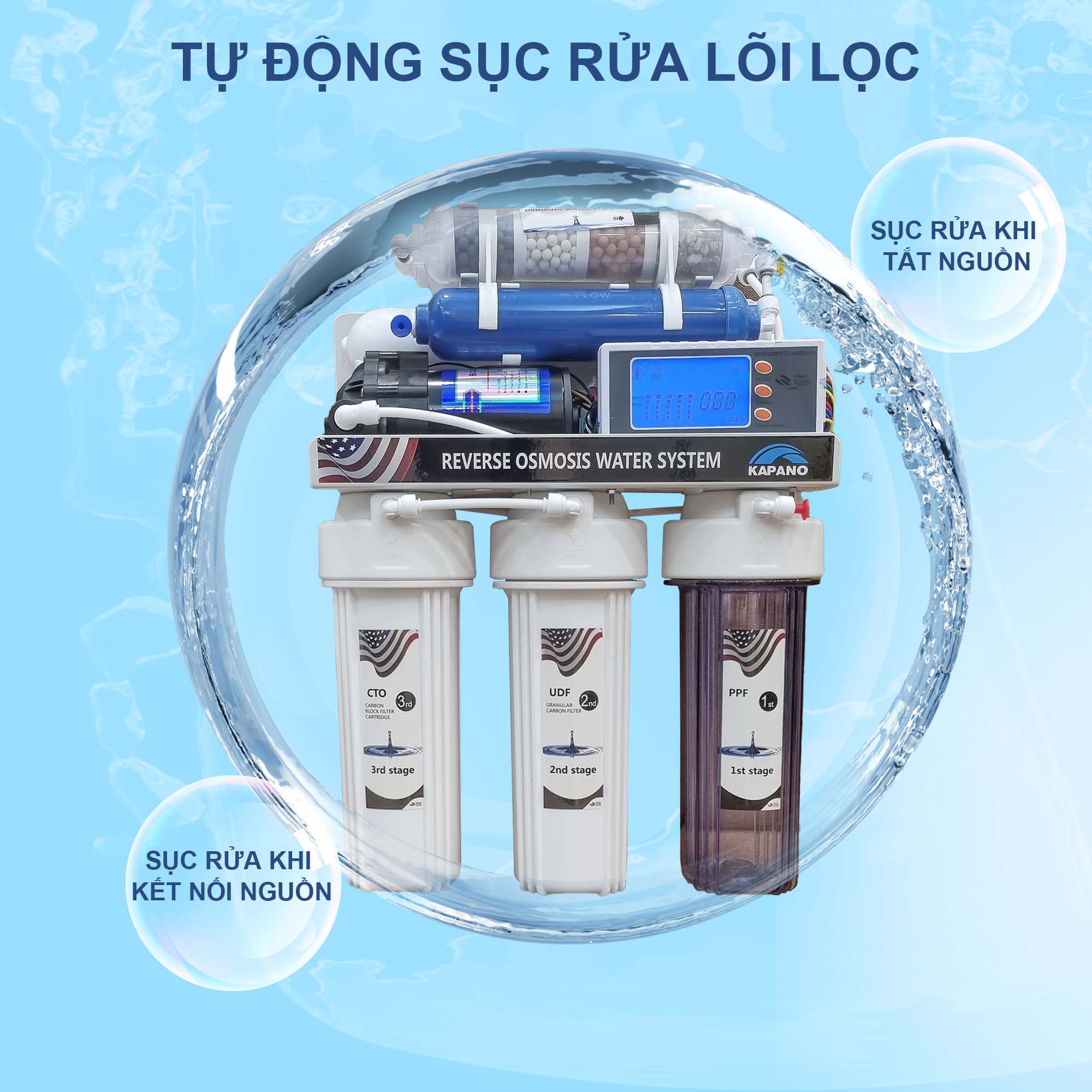 Máy lọc nước RO thông minh Kapano - Hàng chính hãng