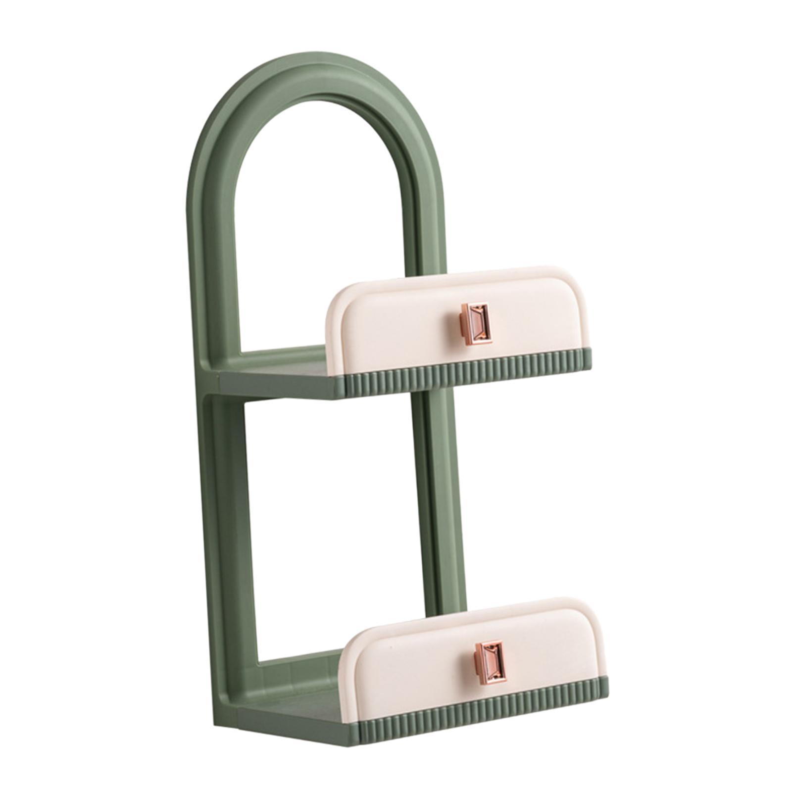 Wall Mounted Cosmetic Display Rack Cosmetic Holder Storage Shelf for Countertop