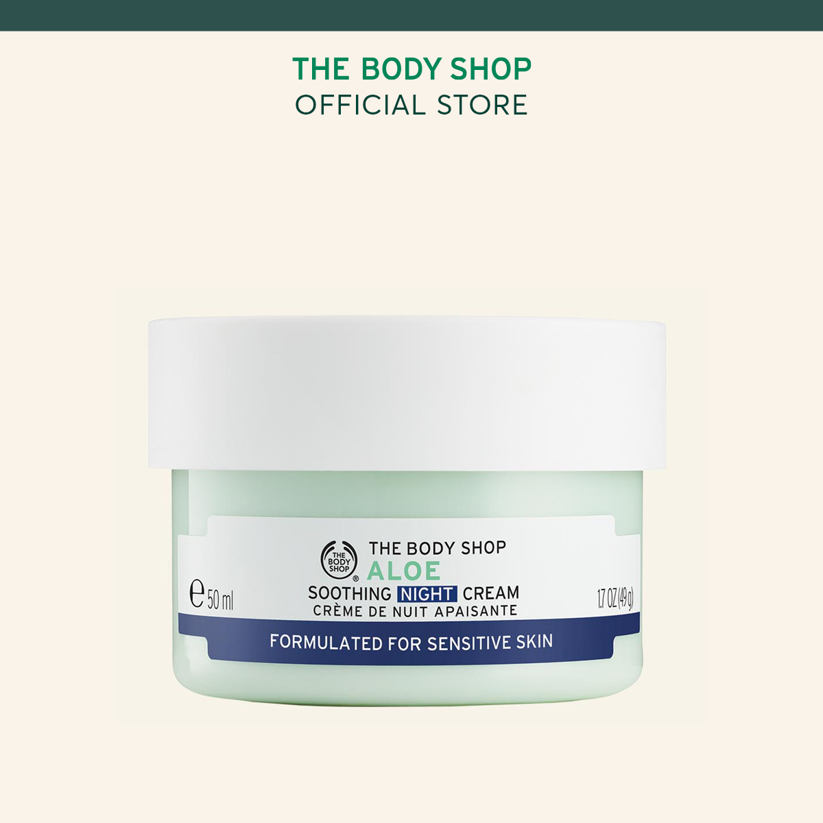 Dưỡng Da Ban Đêm The Body Shop Night Cream Soothing Aloe 50ml