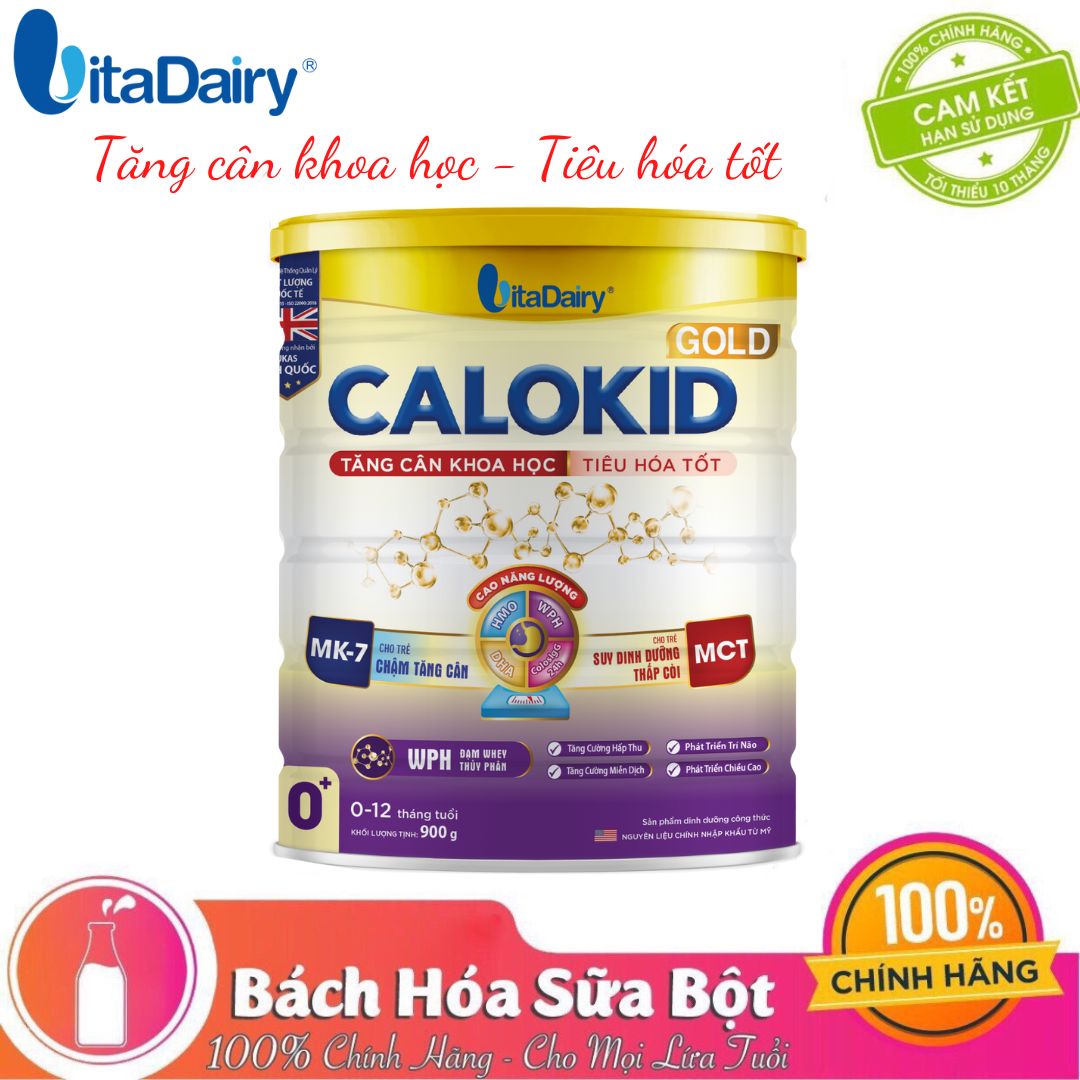 Sữa bột Calokid Gold số 0+ (Lon 900g)