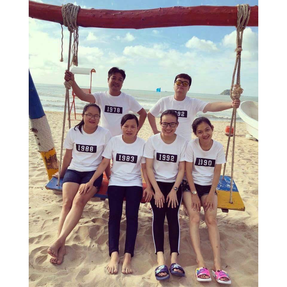 Áo đôi nam sinh theo yêu cầu