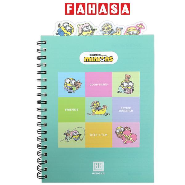 Sổ Lò Xo Minion B5 - Kẻ Ngang - 200 Trang 70gsm - Hồng Hà 4005