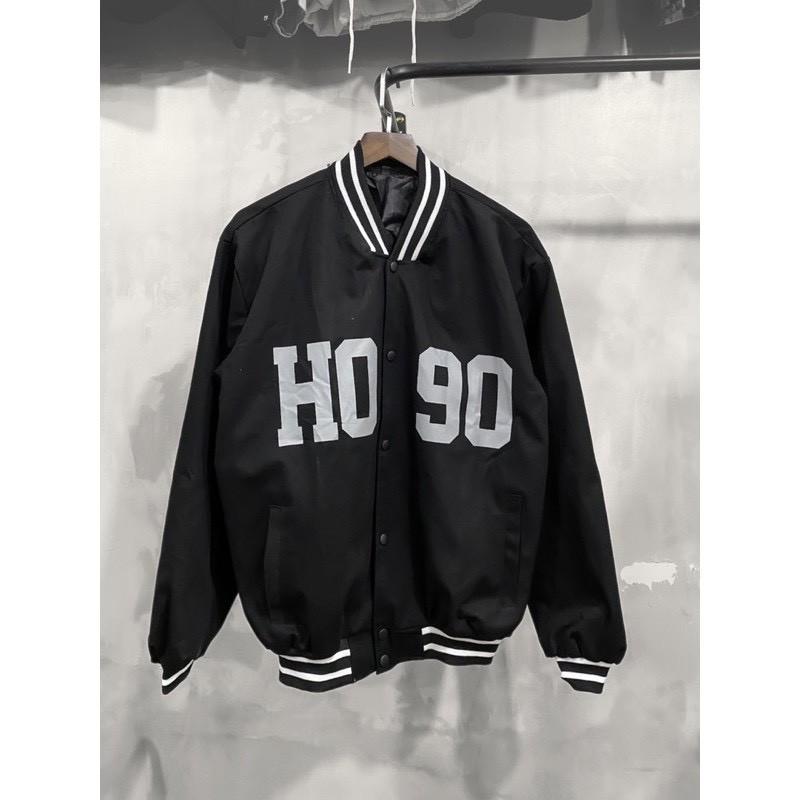 Áo khoác Bomber dù HD90 form rộng 2 lớp nam nữ Unisex siêu duyên KMG