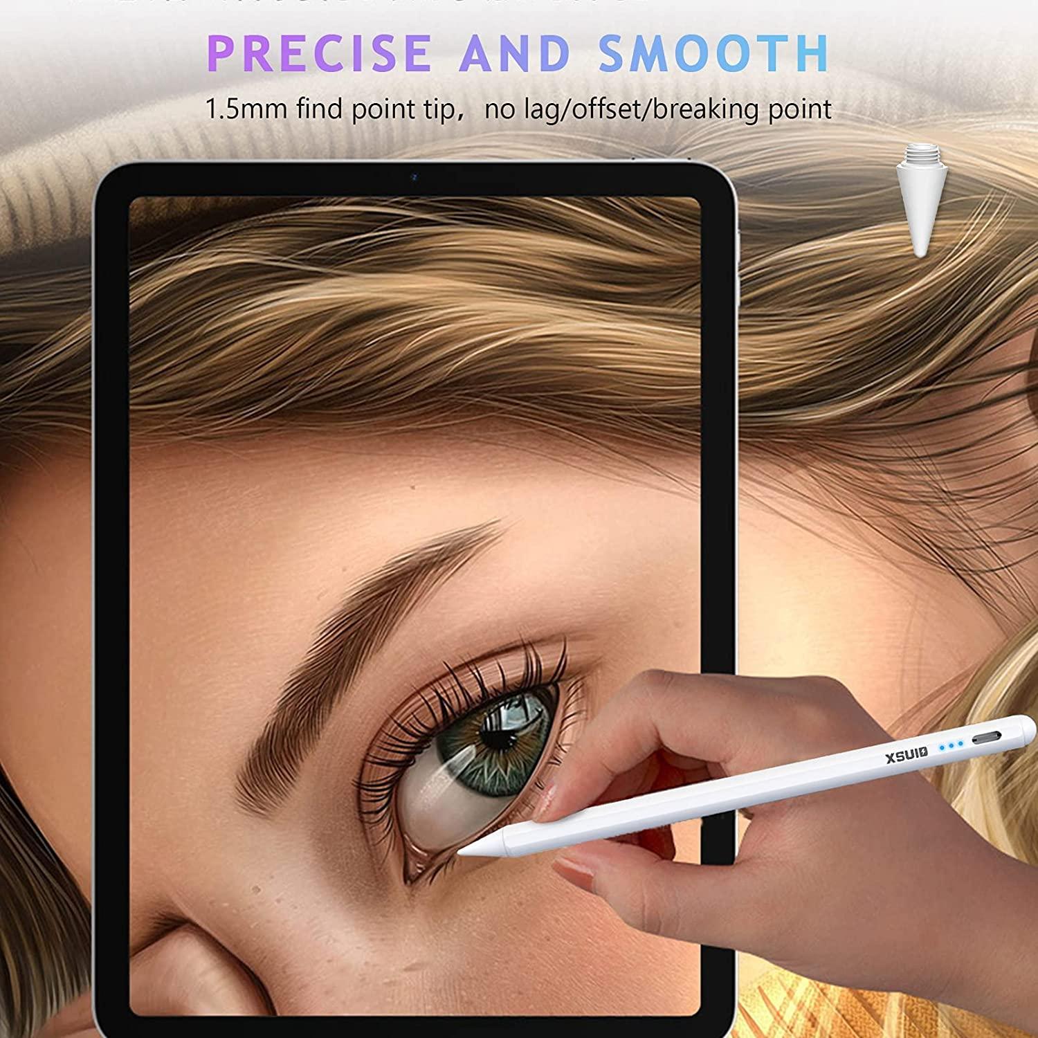 Bút bút stylus cho i-pad với độ từ chối cọ, bút chì hoạt động tương thích với  i-pad pro , i-pad Air 3/4th Gen, I-PAD 6/7/8 -Pad Mini Gen thứ 5 để viết/vẽ chính xác