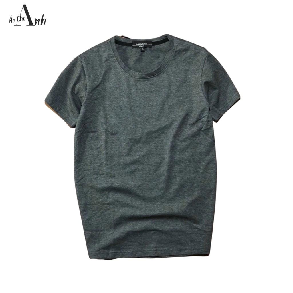 Áo thun nam cổ tròn tay ngắn trơn nhiều màu ACA - A106 Áo Unisex From rộng dưới 70kg phong cách Ulzzang
