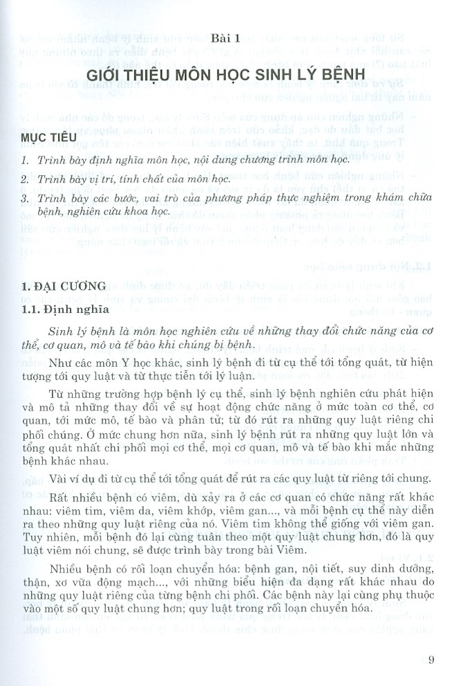 Sinh Lý Bệnh Và Miễn Dịch - Phần Sinh Lý Bệnh Học