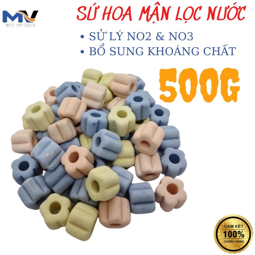 SỨ LỌC NƯỚC HỒ CÁ HOA MẬN SIÊU XỐP VÀ THẨM THẤU NƯỚC, BỔ SUNG KHOÁNG CHẤT | CỬA HÀNG MỘC VINH AQUA