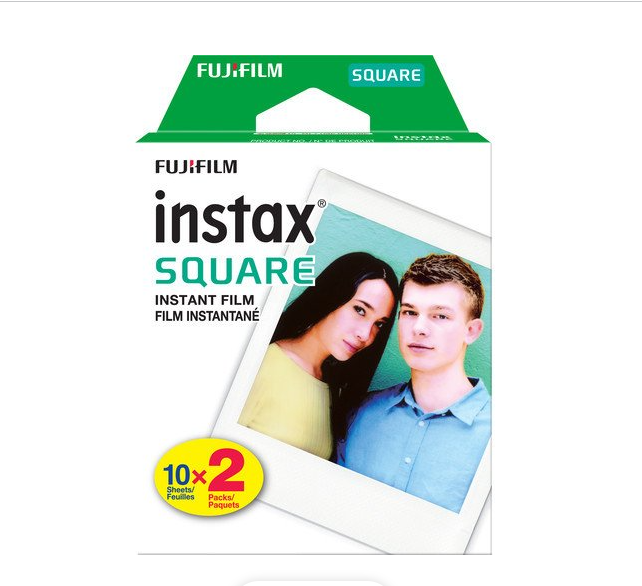 Hộp Phim Fujifilm Instax Mini Square 20 Tấm - Hàng Chính Hãng