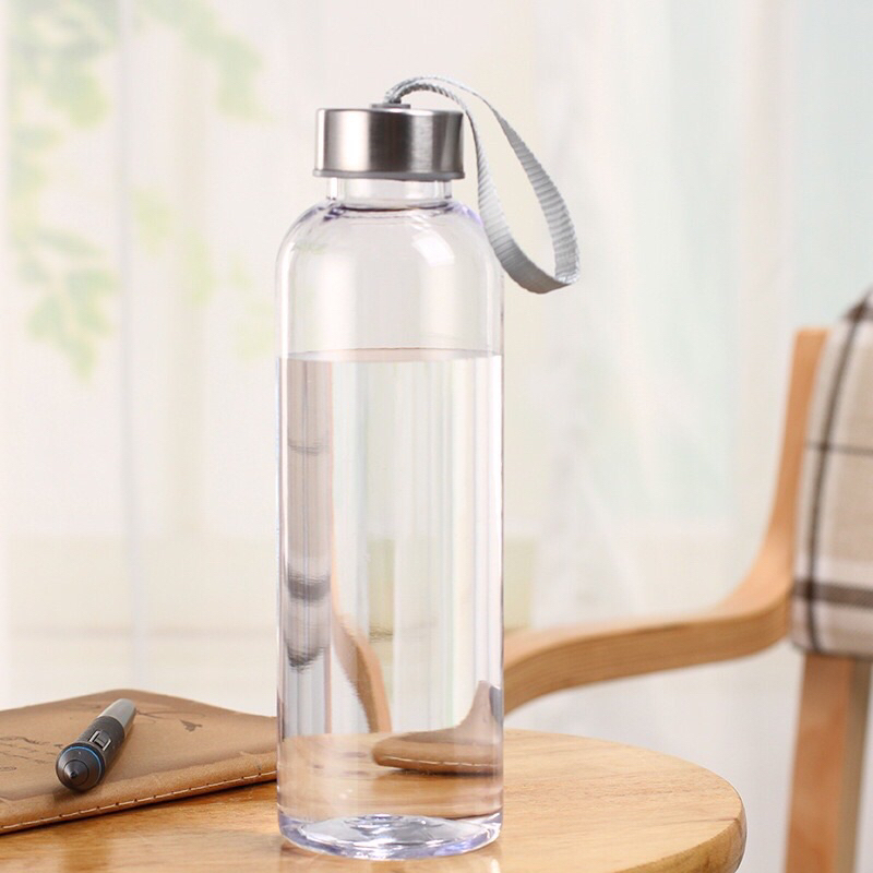 Combo 10 Bình Nước Thủy Tinh Có Dây Xách Dung Tích 500ml