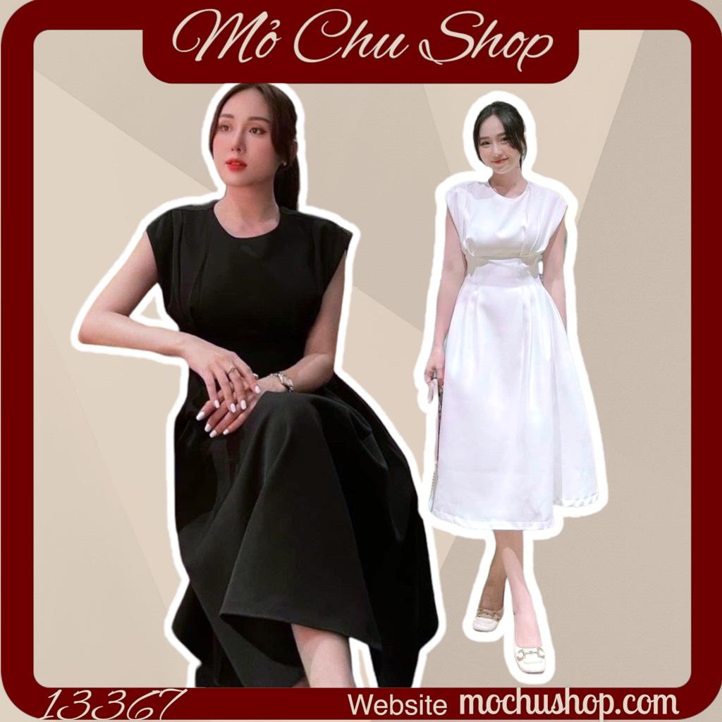 ĐẦM MIDI CÁNH DƠI CHIẾT EO 13367