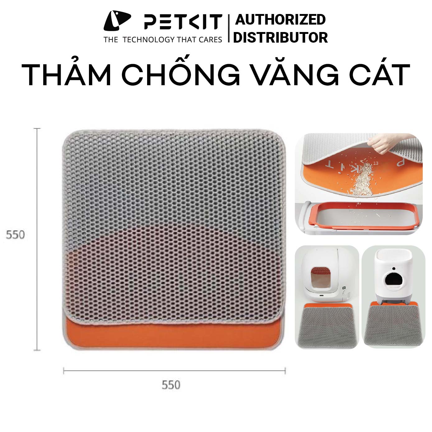 Thảm Chống Văng Cát Dùng Cho Máy Vệ Sinh Tự Động Petkit Pura Max Pura X