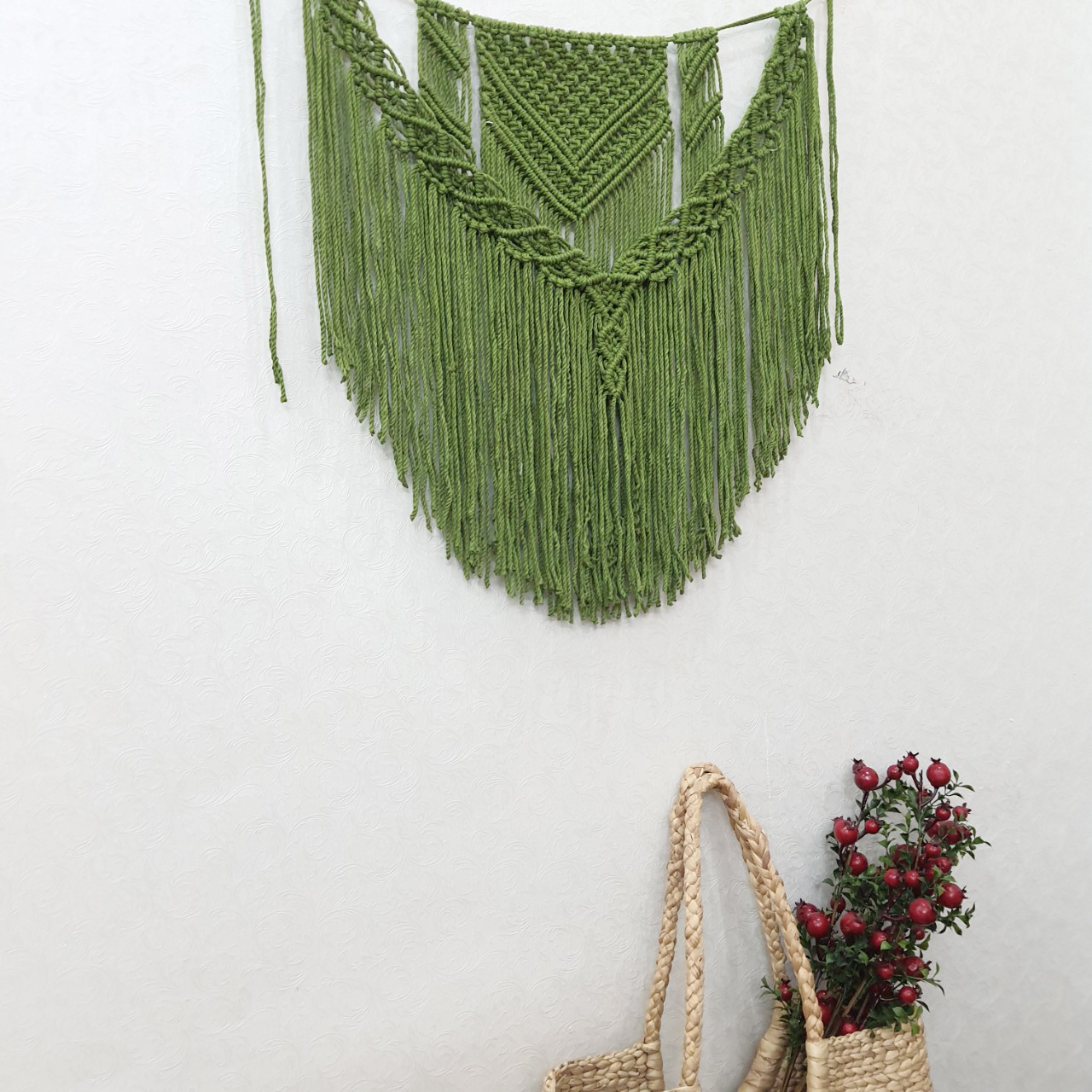 Mành Treo, Rèm Treo Tường Macrame Trang Trí Decor