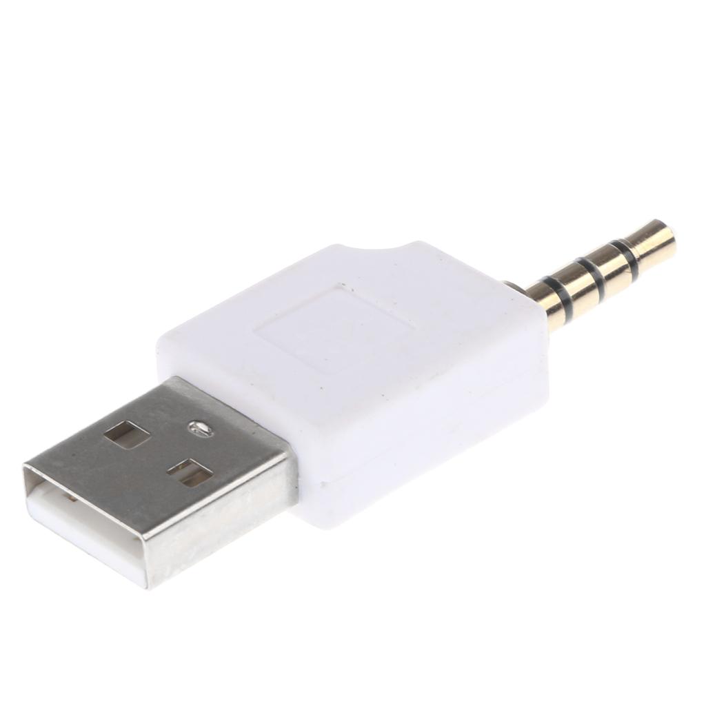 Portable USB 2.0 to 3.5mm Adapter for Apple iPod Shuffle 1st 2nd Generation