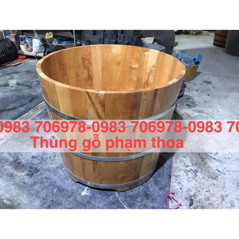 Bồn tắm gỗ pomu cao cấp