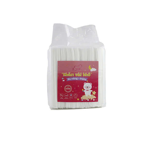 Khăn vải khô đa năng Enjoy cực mềm tiện lợi cho mẹ và bé 750 gram cao cấp