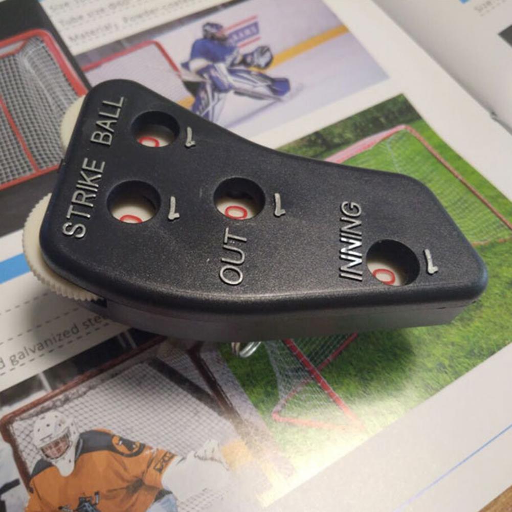 Trọng tài truy cập Sturdy Press Dải thiết kế mài mòn chống mài mòn 4 bánh Chỉ báo bóng chày Màu sắc thể thao bóng chày: Đen