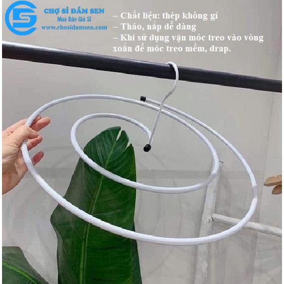 Móc treo đồ hình xoắn ốc siêu tiện dụng, Móc phơi chăn mền đa năng, tiết kiệm thời gian, không gian