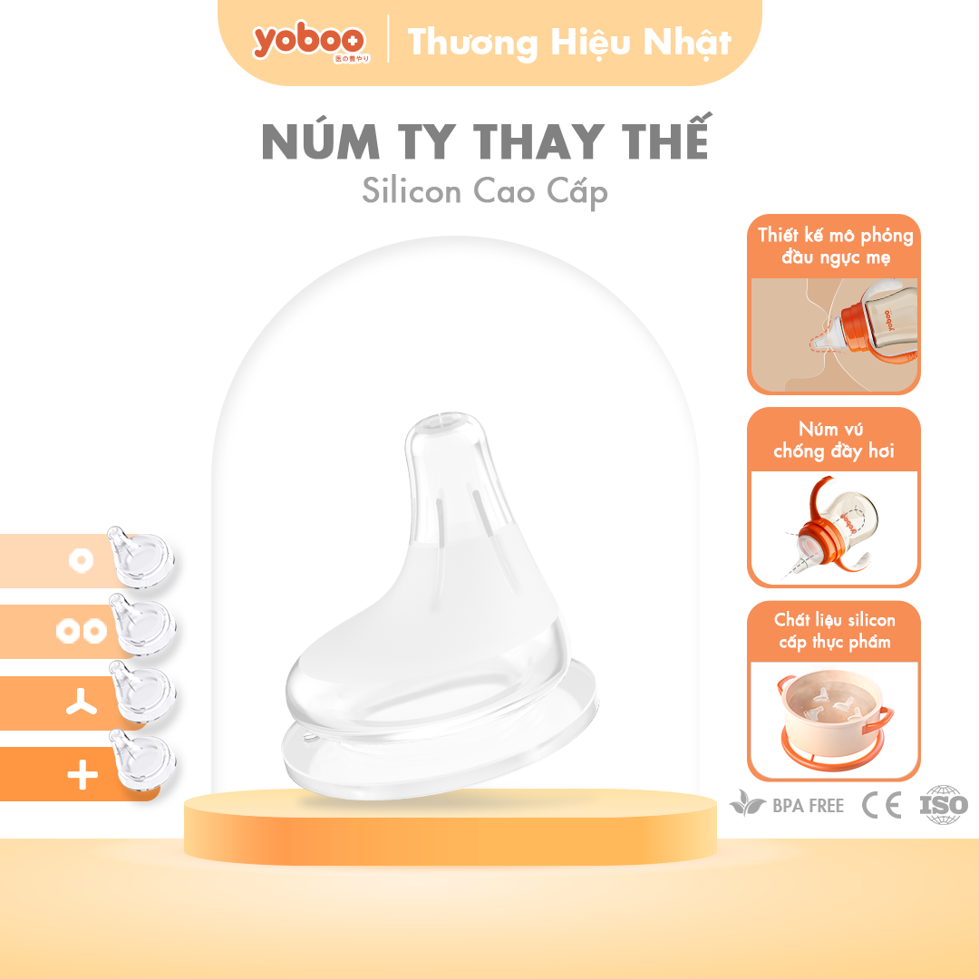 Núm Ty Thay Thế yoboo | Silicone Cao Cấp Đủ Size