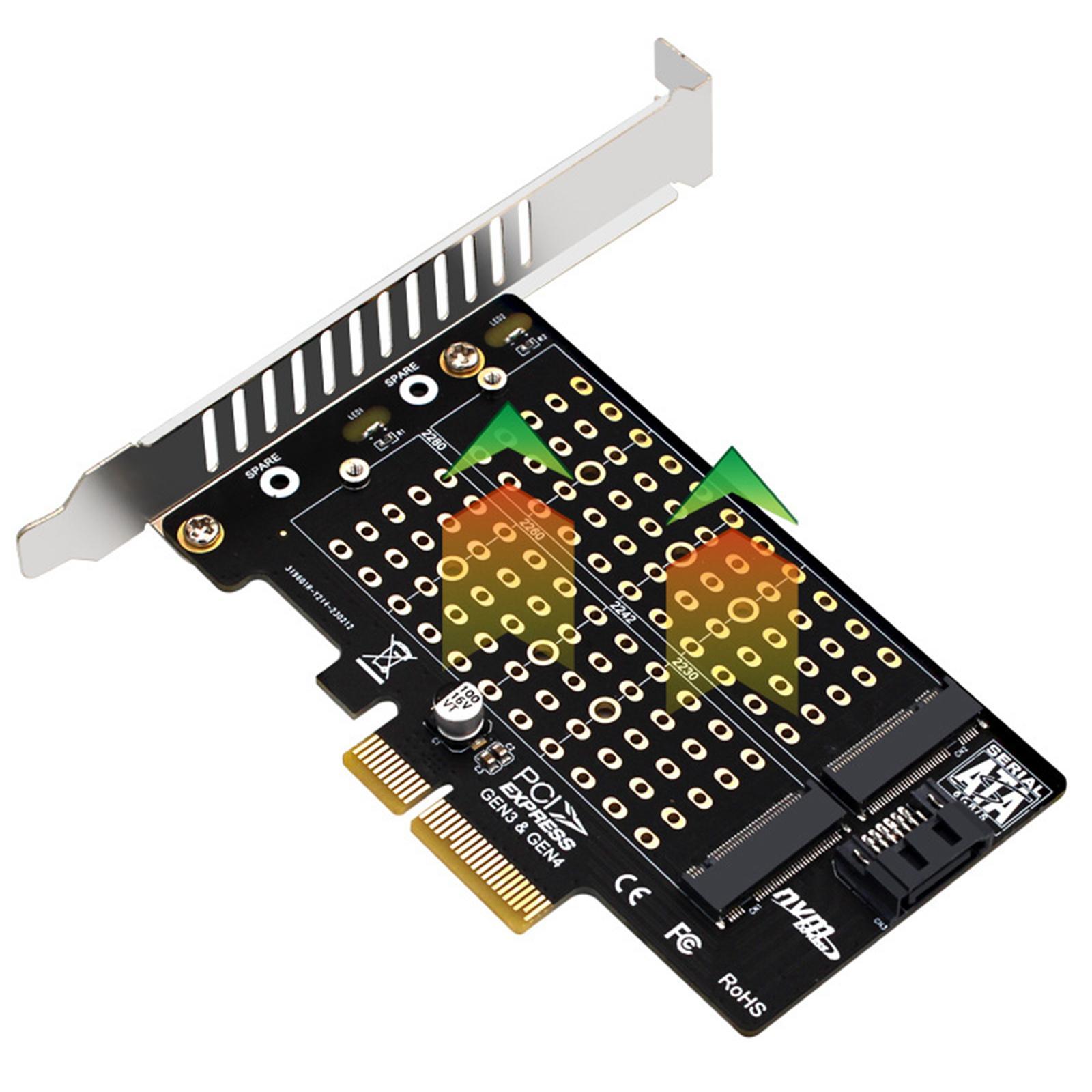 Pcie Adapter Card Portable SSD Adapter Card M.2 SSD to PCIe x1 Adapter for PH42