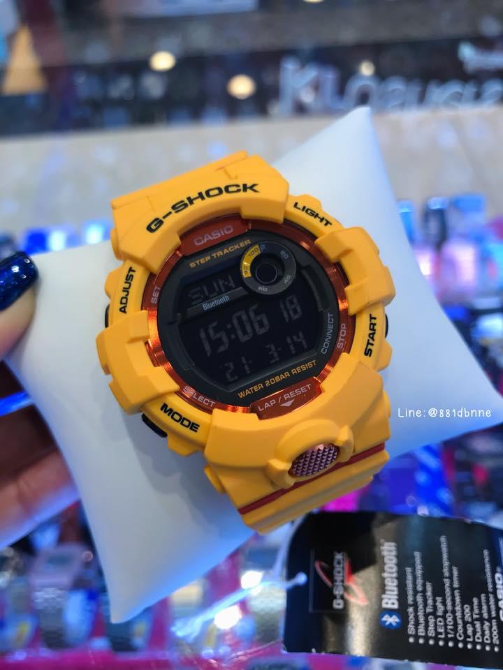 Đồng Hồ Nam Dây Nhựa Casio G-Shock GBD-800-4DR Bluetooth - Đếm bước chân - Đo lượng Kcalo đã đốt | GBD-800-4 G'Squad Step Tracker