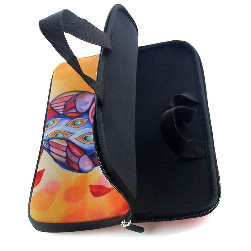 Mới Neoprene Mềm 10 11.6 13 13.3 14 15 15.6 17 17.4 Inch Khỉ Túi Đựng Laptop Ốp Lưng Nắp Máy Tính túi Đựng iPad Macbook # D