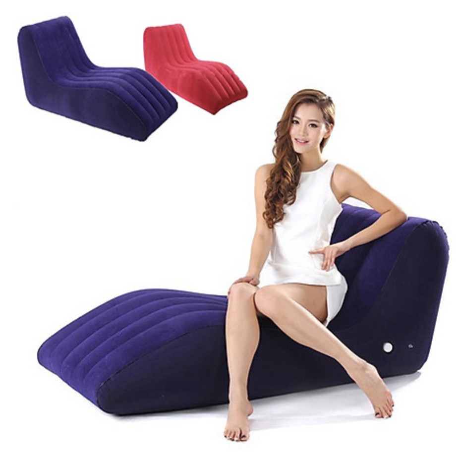 Ghế bơm hơi tình yêu chữ S Lazy Sofa