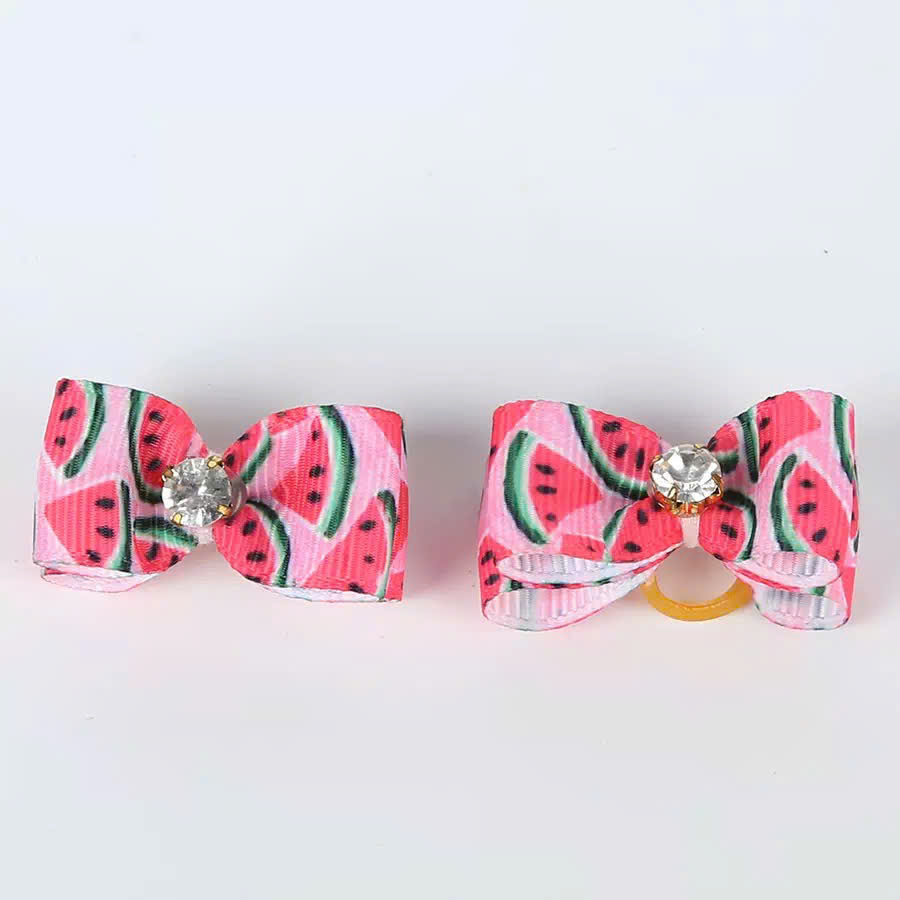 NƠ KẸP TÓC SANG TRỌNG NHIỀU MÀU DỄ THƯƠNG MÃ 17 XINH XẮN CHO THÚ CƯNG CHÓ MÈO