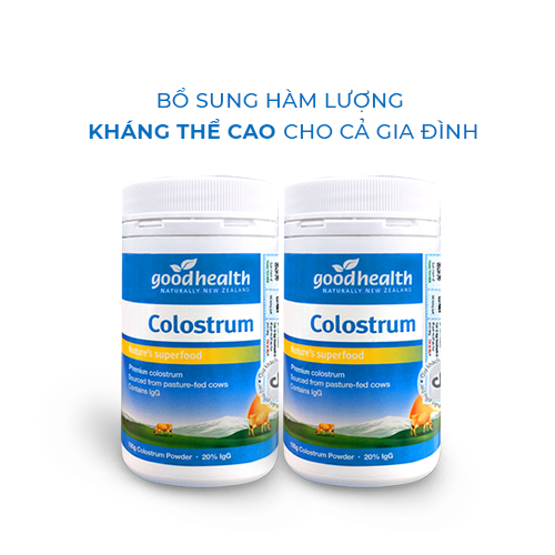 Combo 2 hộp Sữa non Goodhealth Colostrum _Nhập khẩu New Zeland