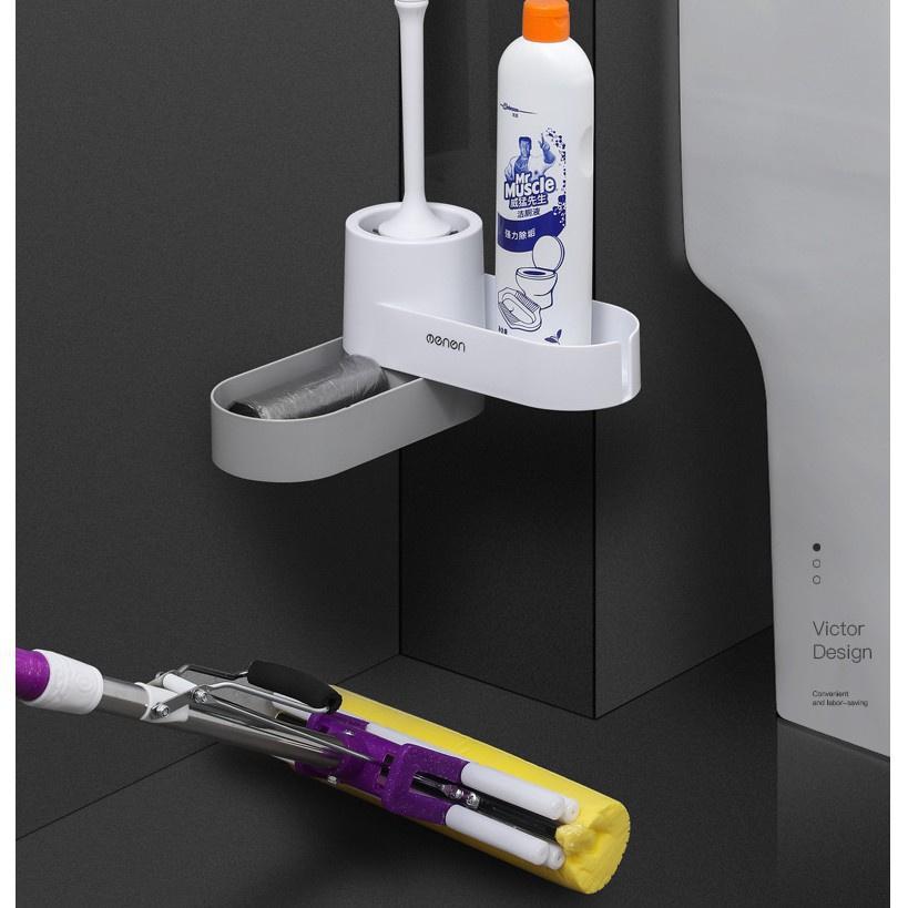 Chổi cọ rửa nhà vệ sinh, chổi nhà tắm, cọ toilet cao cấp, siêu sạch kiểu treo tường đa năng