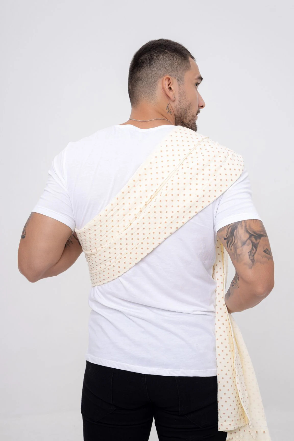 BUBI Ring Sling Gen 1 - Muslin Cotton - Thỏ hồng