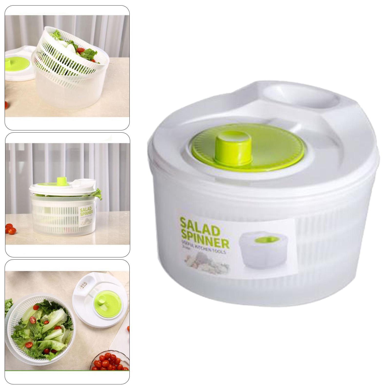 Large Salad 3L Vegetable or Lettuce Dryer Keeper Crisper
