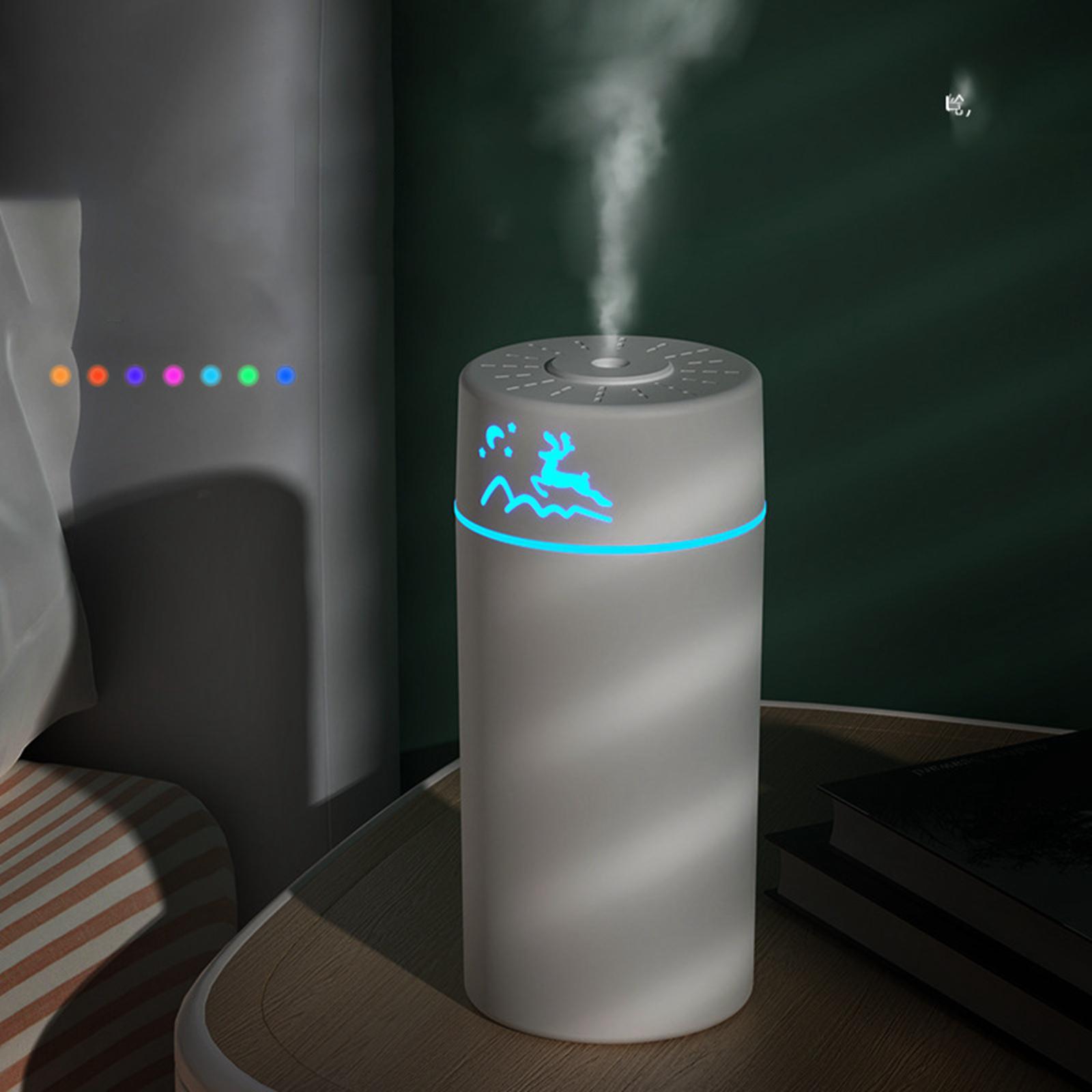 Mini Humidifier USB Desktop Humidifier for Desktop Living Room White