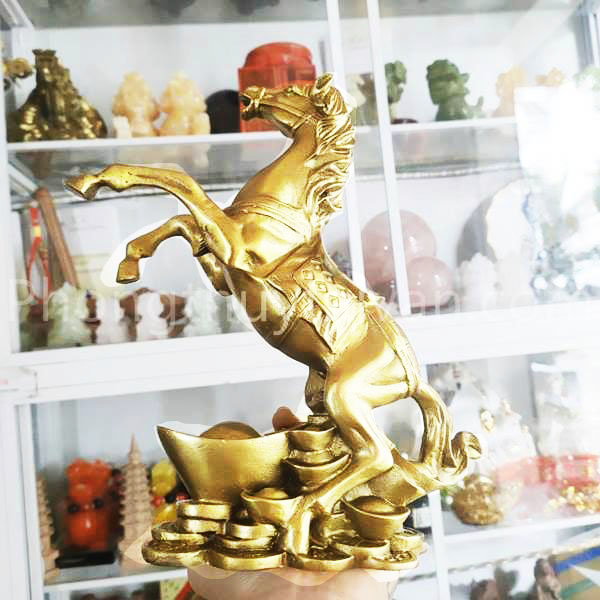 Ngựa Mã dịch,Ngựa Phong thủy đồng2 size 14.5cm,19cm