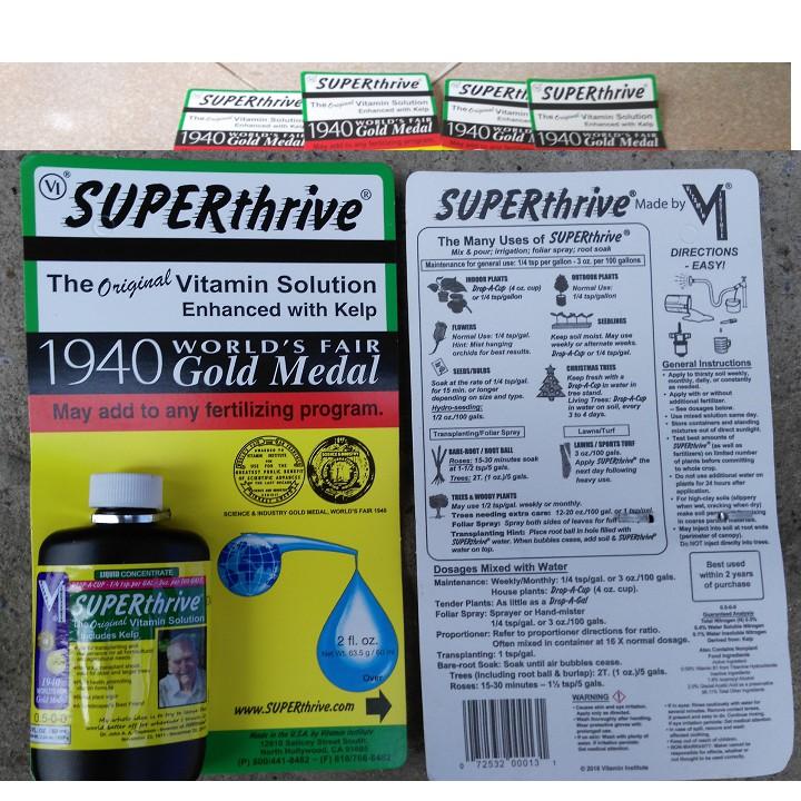 Thuốc kích thích sinh trưởng cho lan Super thrive 60ml