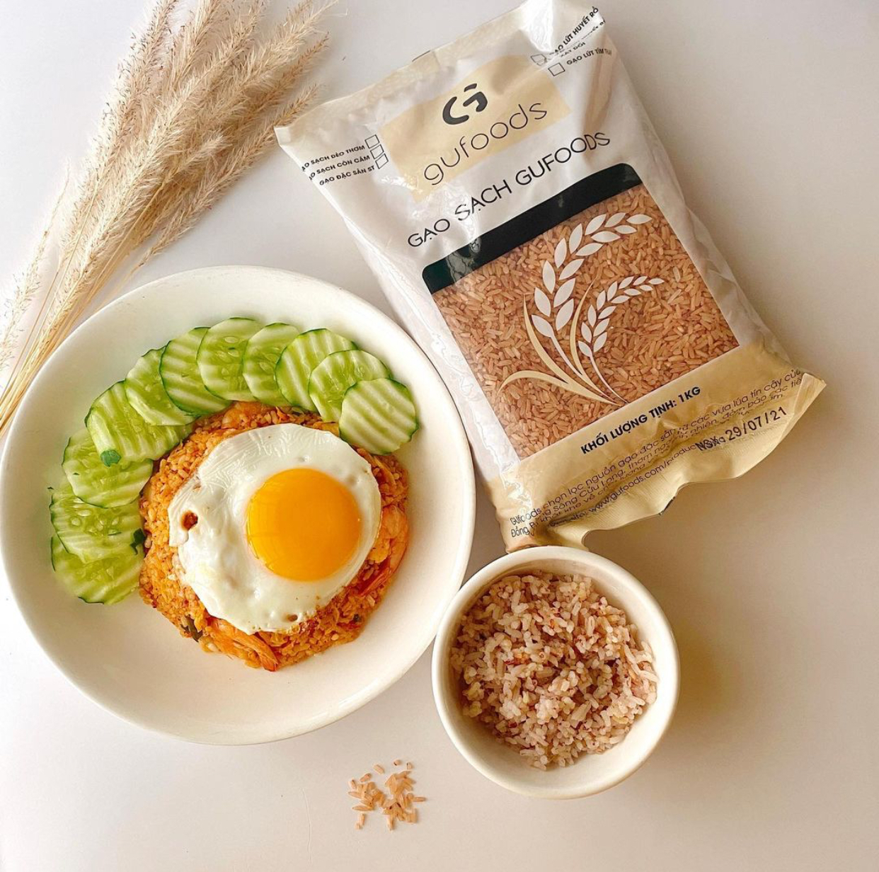 Gạo lứt ăn kiêng GUfoods  - Hỗ trợ Giảm cân - Thực dưỡng - Eat clean