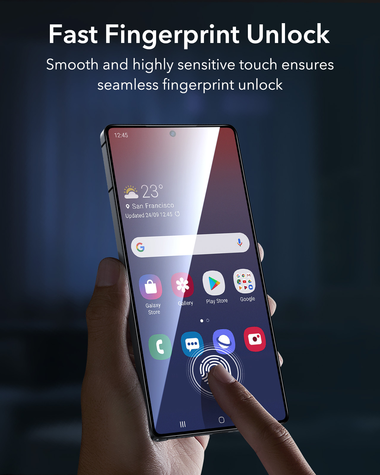 Kính Cường Lực Chống Nhìn Trộm ESR Armorite Privacy Screen Protector UltraFit Kèm Khung Dán Cho Samsung Galaxy S25 Ultra_ Hàng Chính Hãng